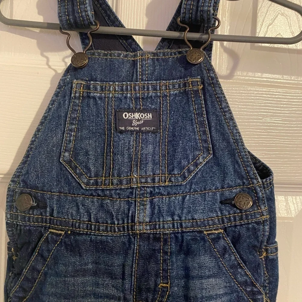 Fleece Lined Oshkosh B’Gosh Denim Overalls